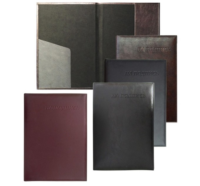 Обложка для бумаг, кожзам 13202