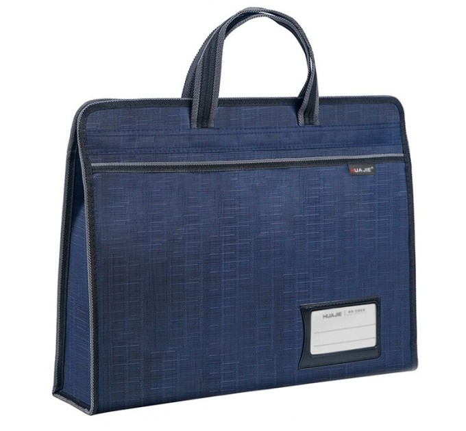 Папка на молнии A4 с ручками, ткань EN030