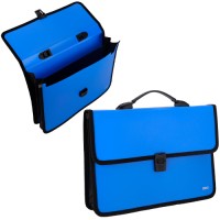 Портфель пластиковый А4, на 2 отделения, синий В50332 Портфель пластиковый А4, на 2 отделения, синий В50332