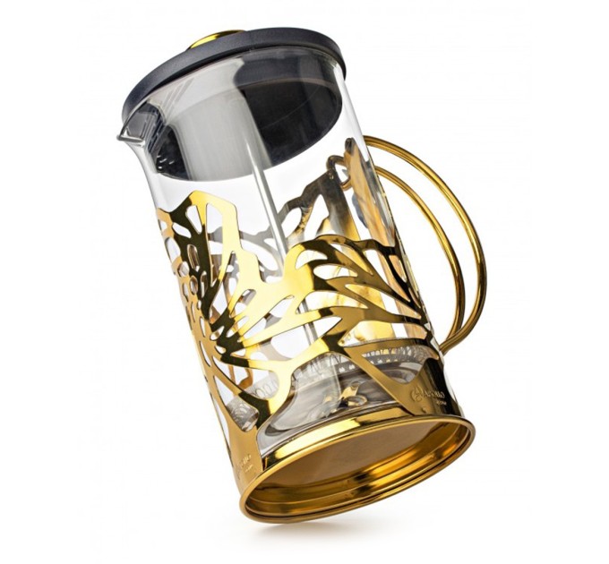 Чайник поршневой APOLLO genio «Cite Gold/Black Onyx», 600 мл CTG-600