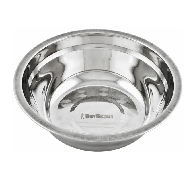 Миска походная BOYSCOUT, из нержавеющей стали, 19.5 см / 1 л 61113