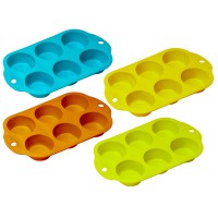 Форма для выпечки силиконовая 6 маффинов АТ-К290