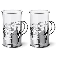 Набор стаканов в подстаканниках APOLLO Genio «Cite Silver», 250 мл, 2 шт CTS-250