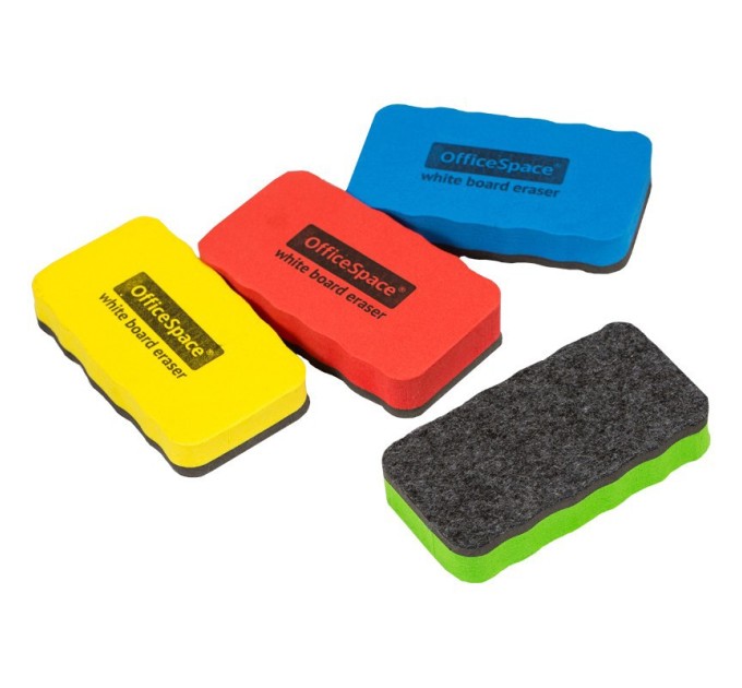 Губка для маркерной доски, на магните, 57х107 мм 261122