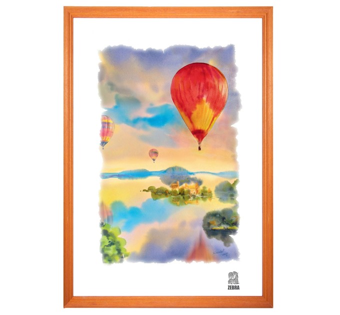 Рамка деревянная со стеклом 50х70, канадская сосна 17035070