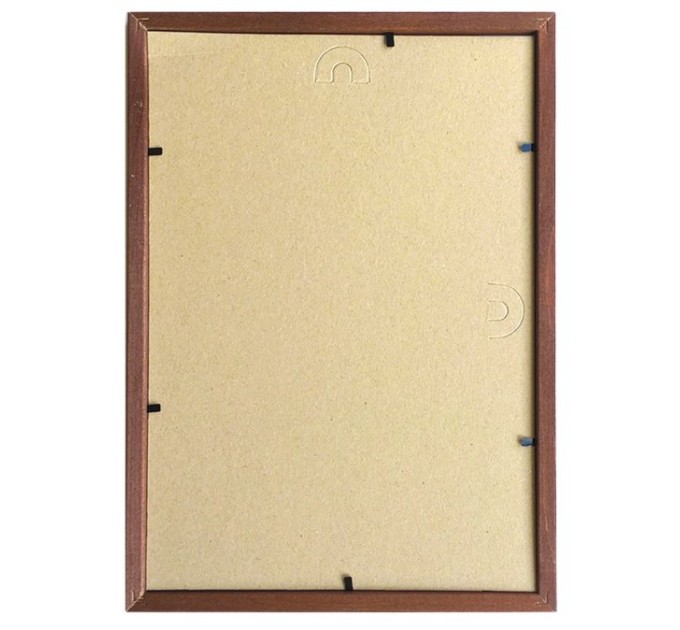 Рамка деревянная со стеклом 21х30, красное дерево 17022130