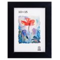 Рамка МДФ со стеклом 10х15, черная МДФ_108_10х15