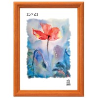 Рамка деревянная со стеклом 15х21, канадская сосна 17031521