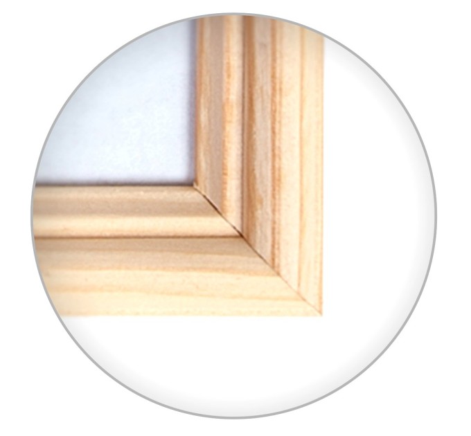 Рамка деревянная со стеклом 30х40, натуральный цвет 17003040