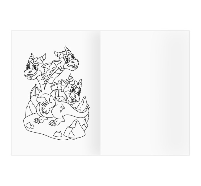 Раскраска A4, 8 л., «Удивительные существа» РА4_56214