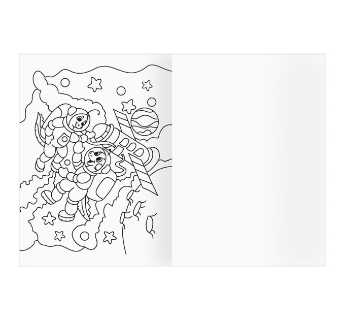 Раскраска A5, 8 л., «Драконьи истории» РА5_56186