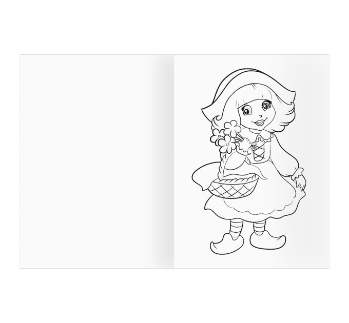 Раскраска A5, 8 л., «Здравствуй, сказка» РА5_56190