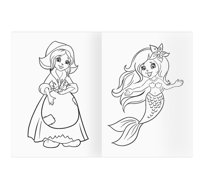 Раскраска A5, 8 л., «Здравствуй, сказка» РА5_56190