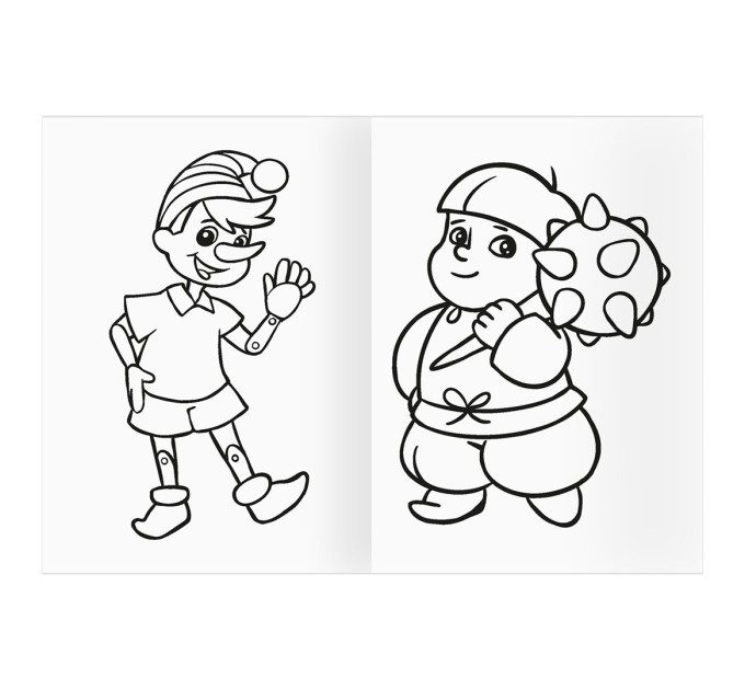 Раскраска A5, 8 л., «Здравствуй, сказка» РА5_56190