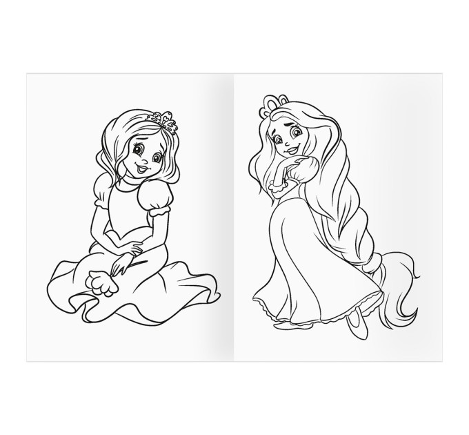 Раскраска A5, 8 л., «Здравствуй, сказка» РА5_56190