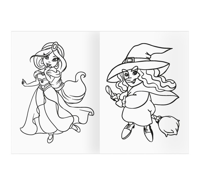 Раскраска A5, 8 л., «Здравствуй, сказка» РА5_56190