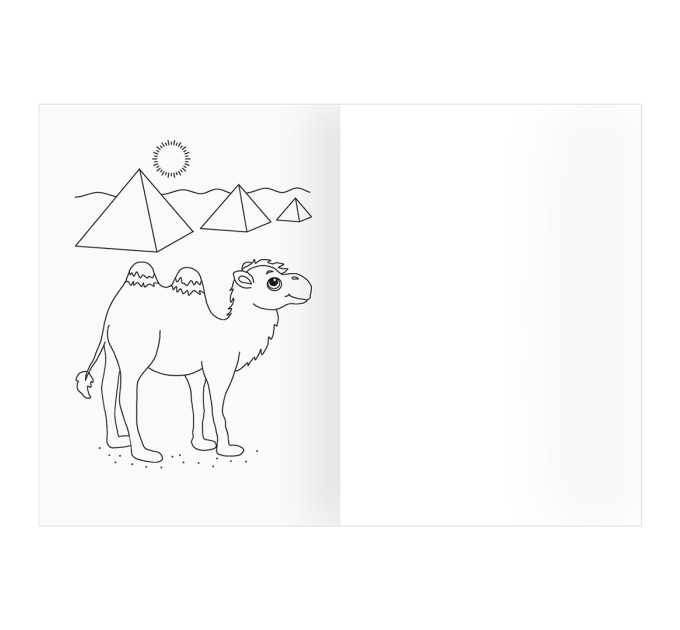 Раскраска A4, 8 л., «Дикие животные» РА4_56200