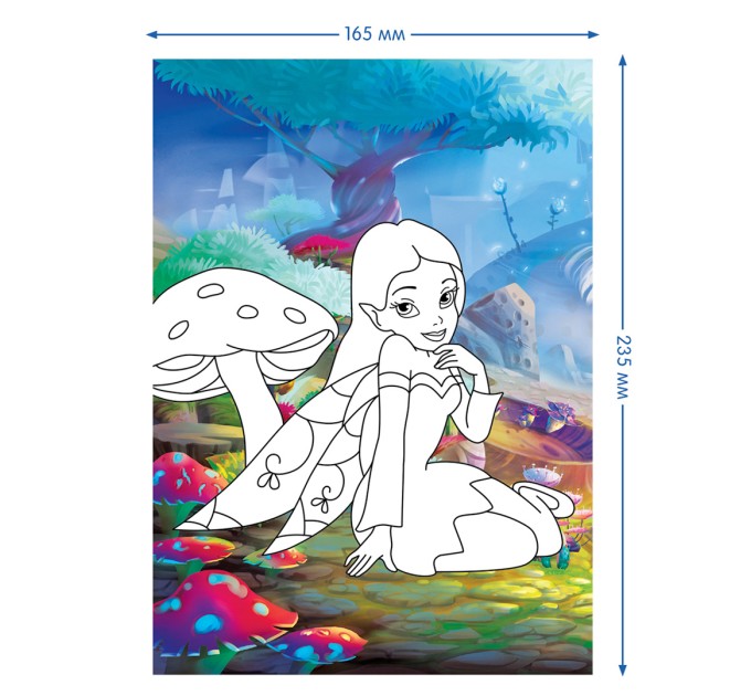 Раскраска А5, 8 л., «Для девочек» РА5_49960