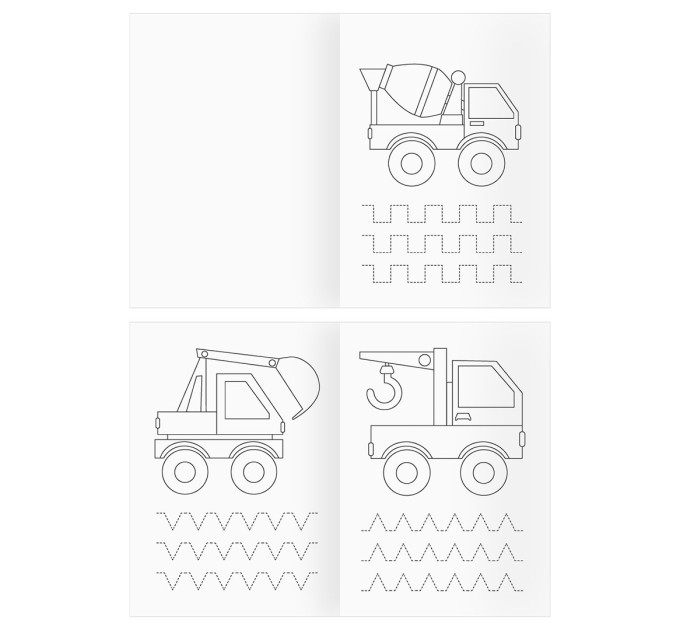 Раскраска A4, 8 л., «Техника» РА4_56208