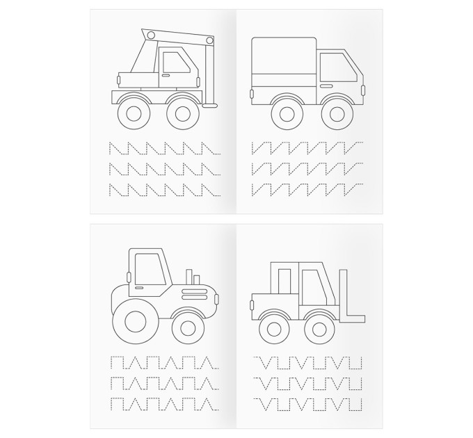 Раскраска A4, 8 л., «Техника» РА4_56208