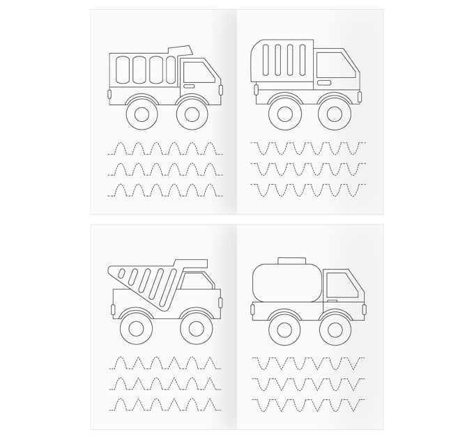 Раскраска A4, 8 л., «Техника» РА4_56208