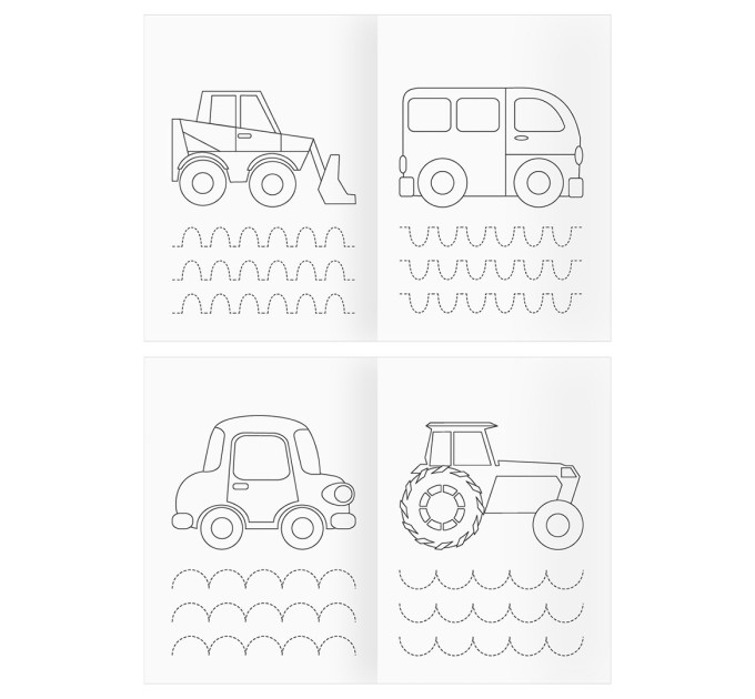 Раскраска A4, 8 л., «Техника» РА4_56208