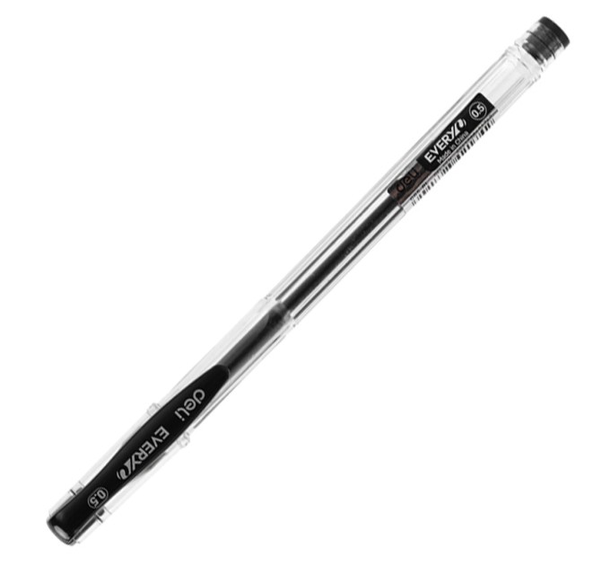 Ручка гелевая, черный стержень, «EVERY» G65-ВК