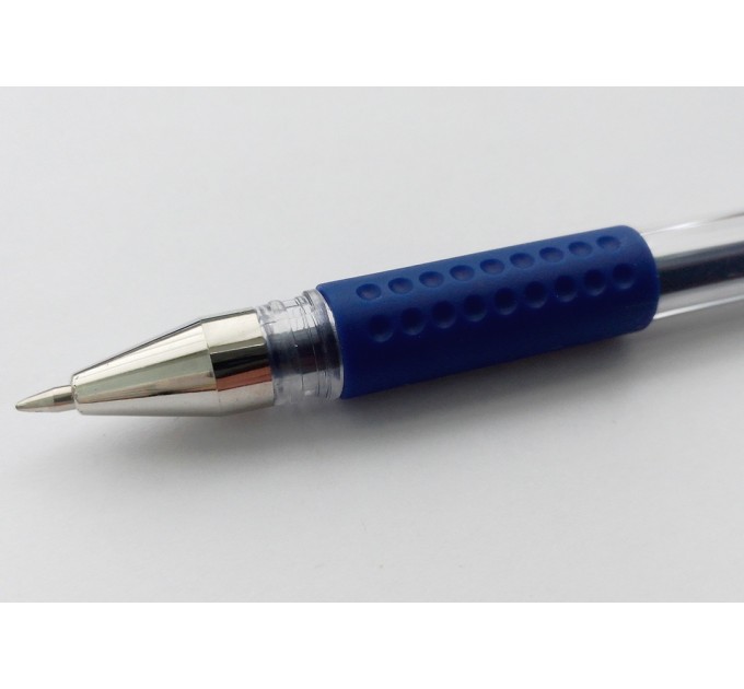 Ручка гелевая, синий стержень, 0.5 мм S600