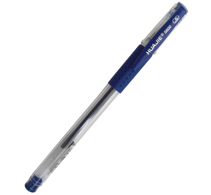 Ручка гелевая, синий стержень, 0.5 мм S600