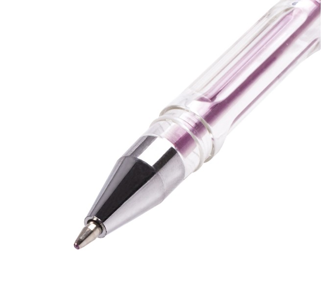 Набор ручек гелевых, 6 цветов, Металлик 142795