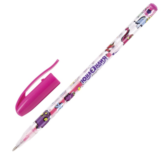 Набор ручек гелевых, 6 цветов, НЕОН (корпус с печатью) 142804