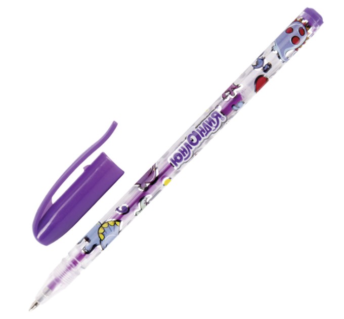 Набор ручек гелевых, 6 цветов, НЕОН (корпус с печатью) 142804