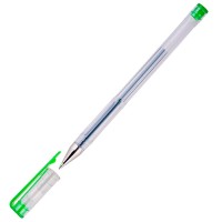 Ручка гелевая, зеленый стержень, 1.0 мм, OfficeSpace GPA100/GR_1723