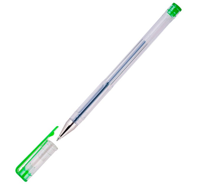 Ручка гелевая, зеленый стержень, 1.0 мм, OfficeSpace GPA100/GR_1723