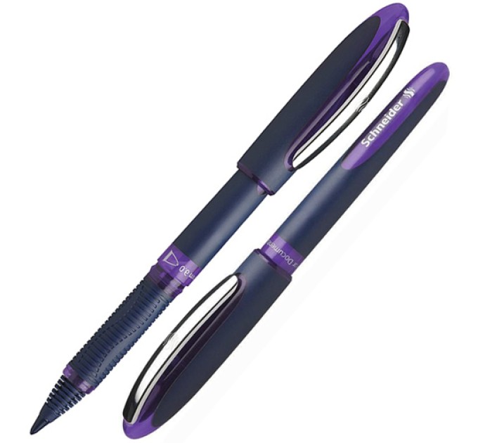 Ручка роллер, фиолетовая, 0.6 мм, One Business 183008