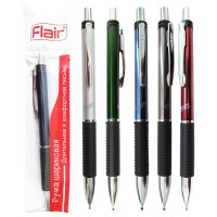 Ручка шариковая автоматическая, синий стрежень, в блистере, DESIRE 1189bl