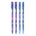 Набор ручек шариковых, 4 шт, «Retro Future», синяя, 0.7 мм, грип, рисунок на корпусе, PET-бокс с ЕП CBp_70S08_4