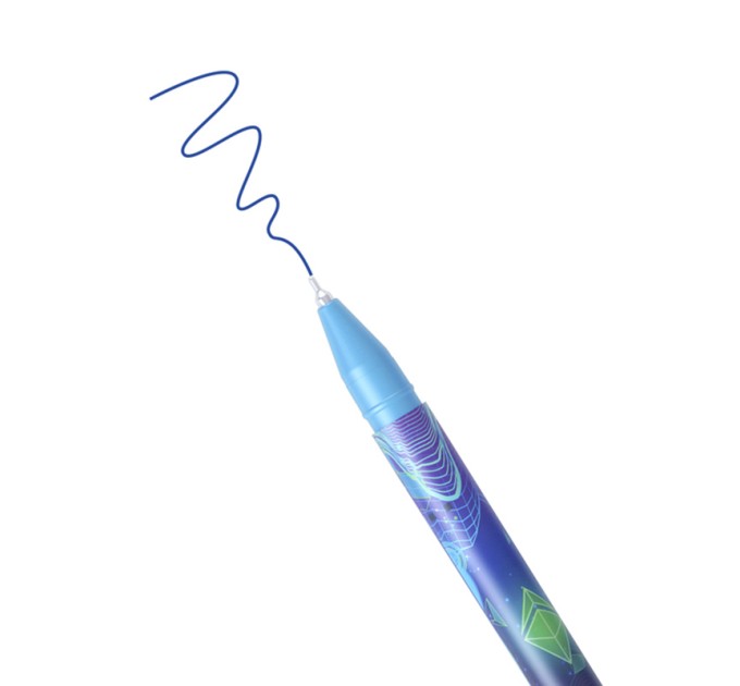 Набор ручек шариковых, 4 шт, «Retro Future», синяя, 0.7 мм, грип, рисунок на корпусе, PET-бокс с ЕП CBp_70S08_4