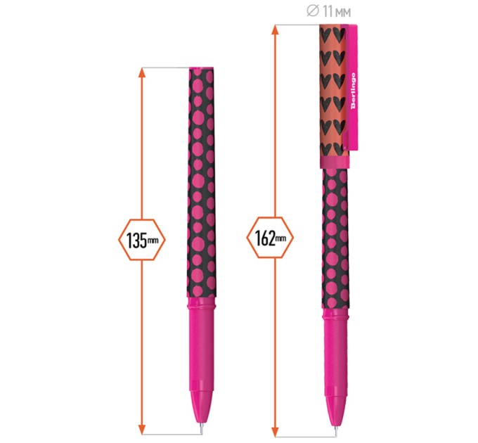 Набор ручек шариковых, синий стержень, 2 шт CBp_07375#2