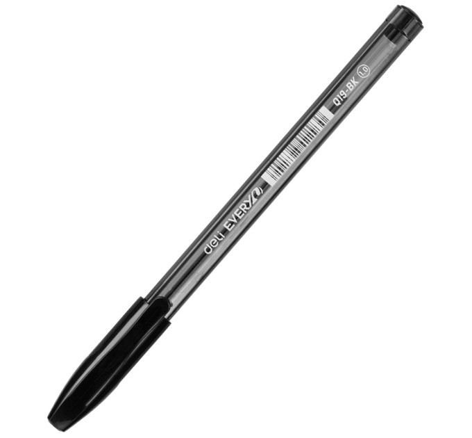 Ручка шариковая, черный стержень, EVERY Q19-BK
