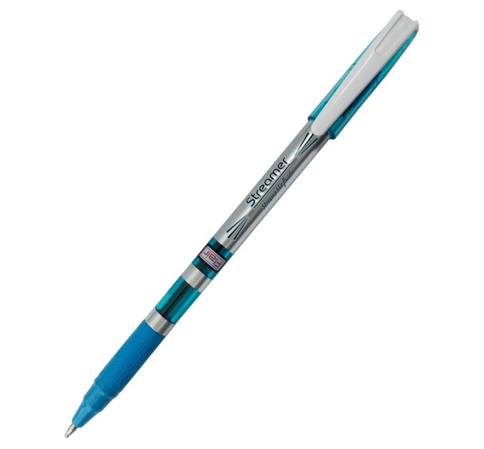 Ручка шариковая, синий стержень, STRЕAMER 1360