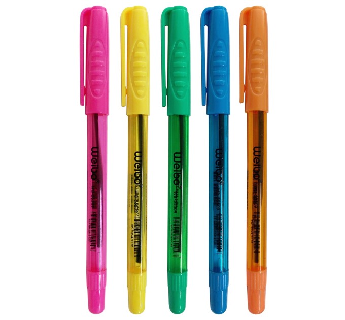 Ручка шариковая, синий стержень, 0.7 мм WB-55509