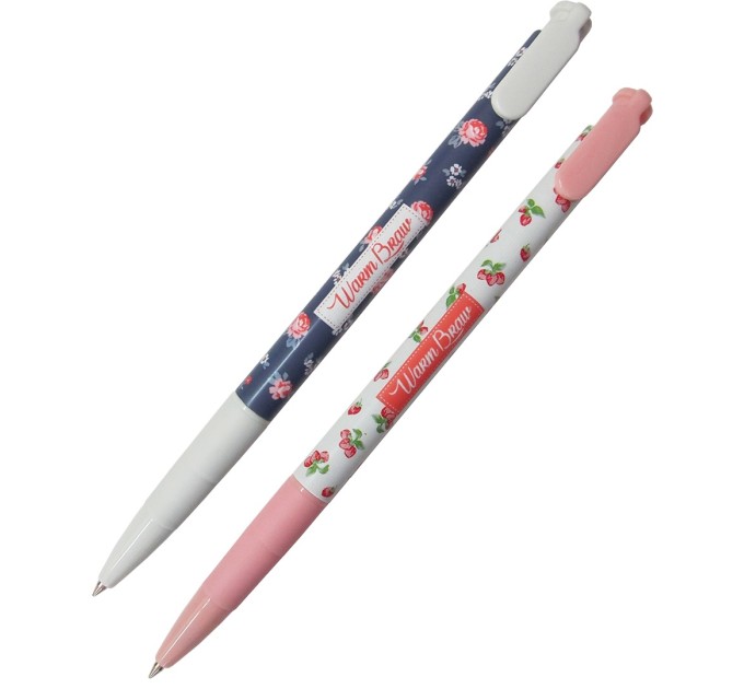 Ручка шариковая автоматическая, синий стержень, «WARM BRAW» АВР82772