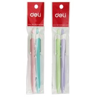 Набор ручек автоматических, синий стержень, 2 шт в блистере, XTREAM Q03336bl