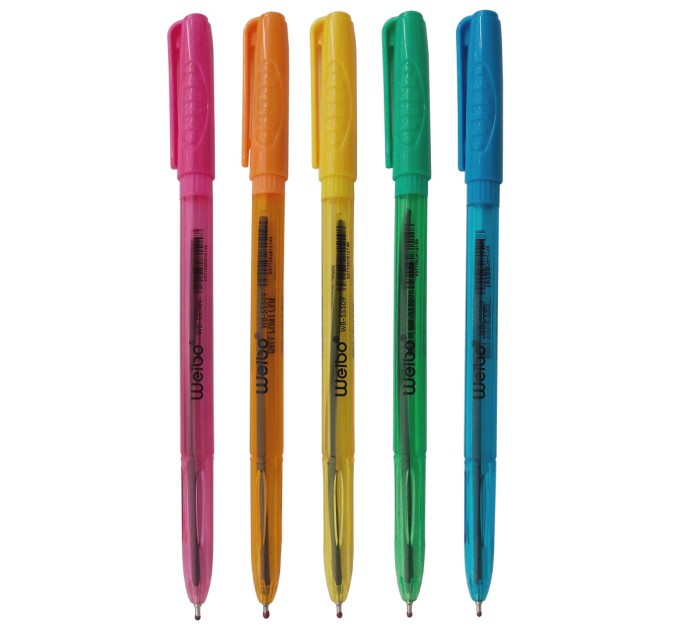 Ручка шариковая, синий стержень, 0.7 мм WB-55509