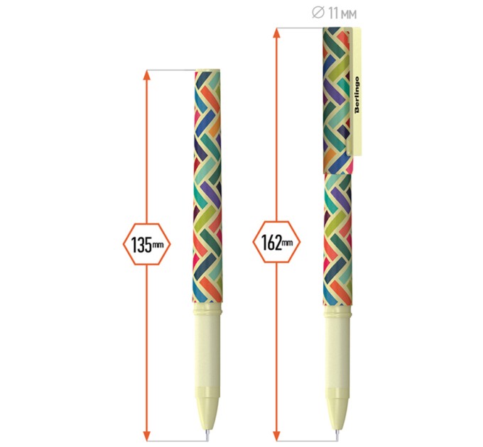 Набор ручек шариковых, синий стержень, 2 шт CBp_07371#2