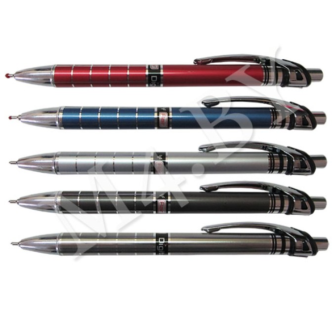 Ручка шариковая автоматическая, синий стержень, DIGITAL 1134