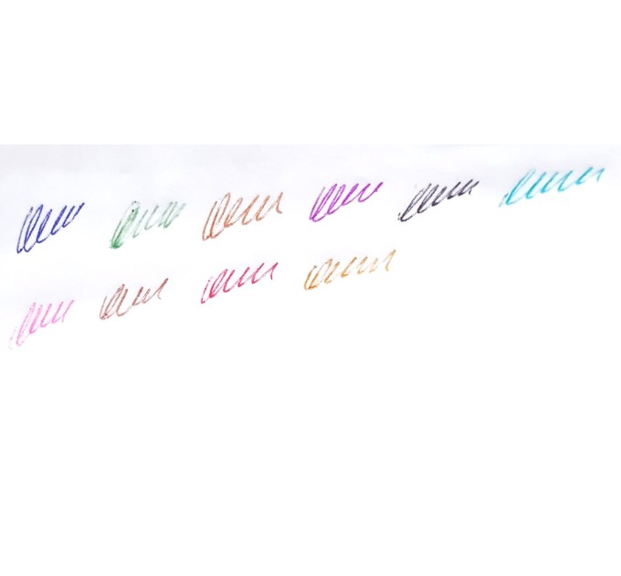 Ручка шариковая автоматическая, десятицветная, FORTUNE CAT WB-55541