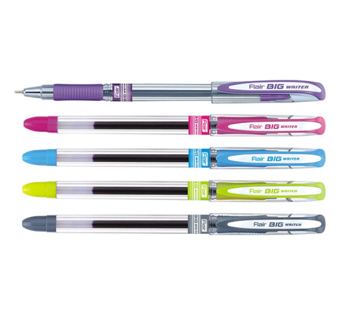 Ручка шариковая, синий стержень, 0.7 мм, BIG WRITER 1139