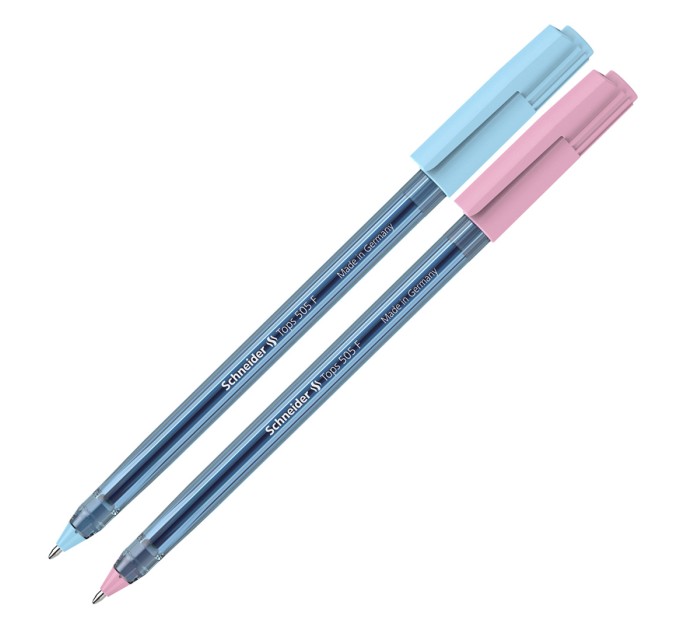 Ручка шариковая, синий стержень, Schneider «Tops 505 F Bubble Gum» 150510